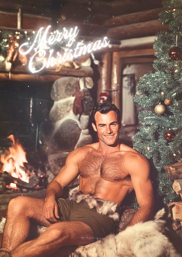 Festive Fireplace Hunk Swap