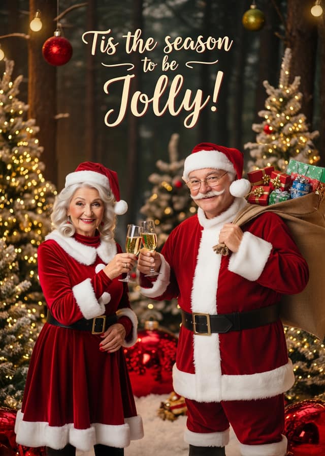 Jolly Santa Couple Swap