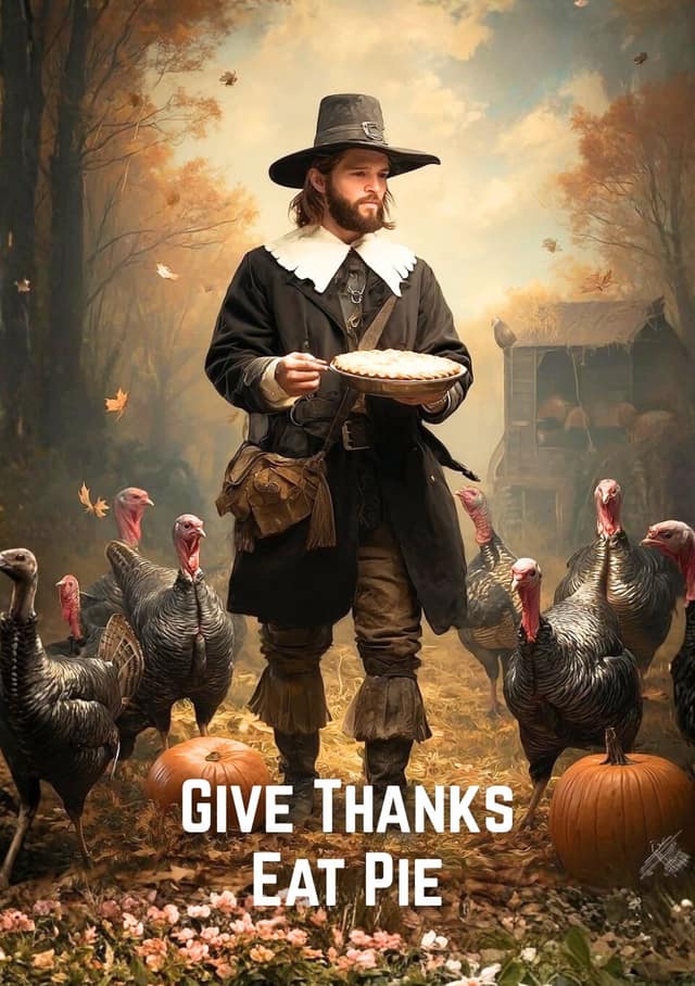 Thanksgiving Pie Pilgrim