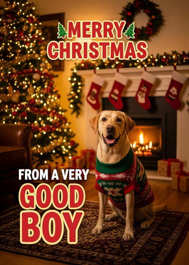 Very Good Boy Christmas