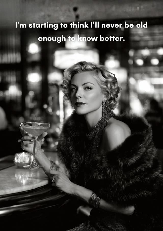 Vintage Cocktail Hour Glamour