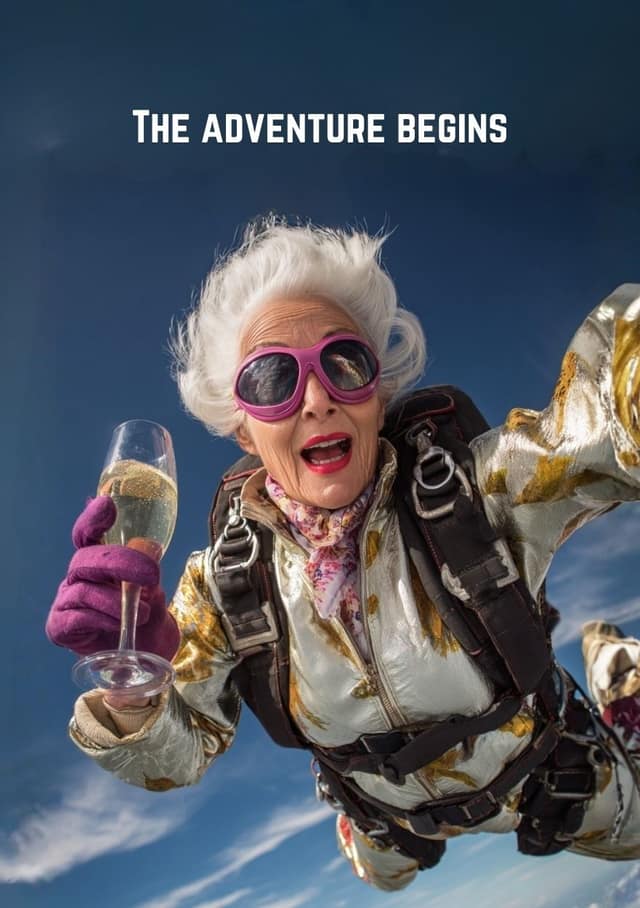 Champagne Skydive Daredevil